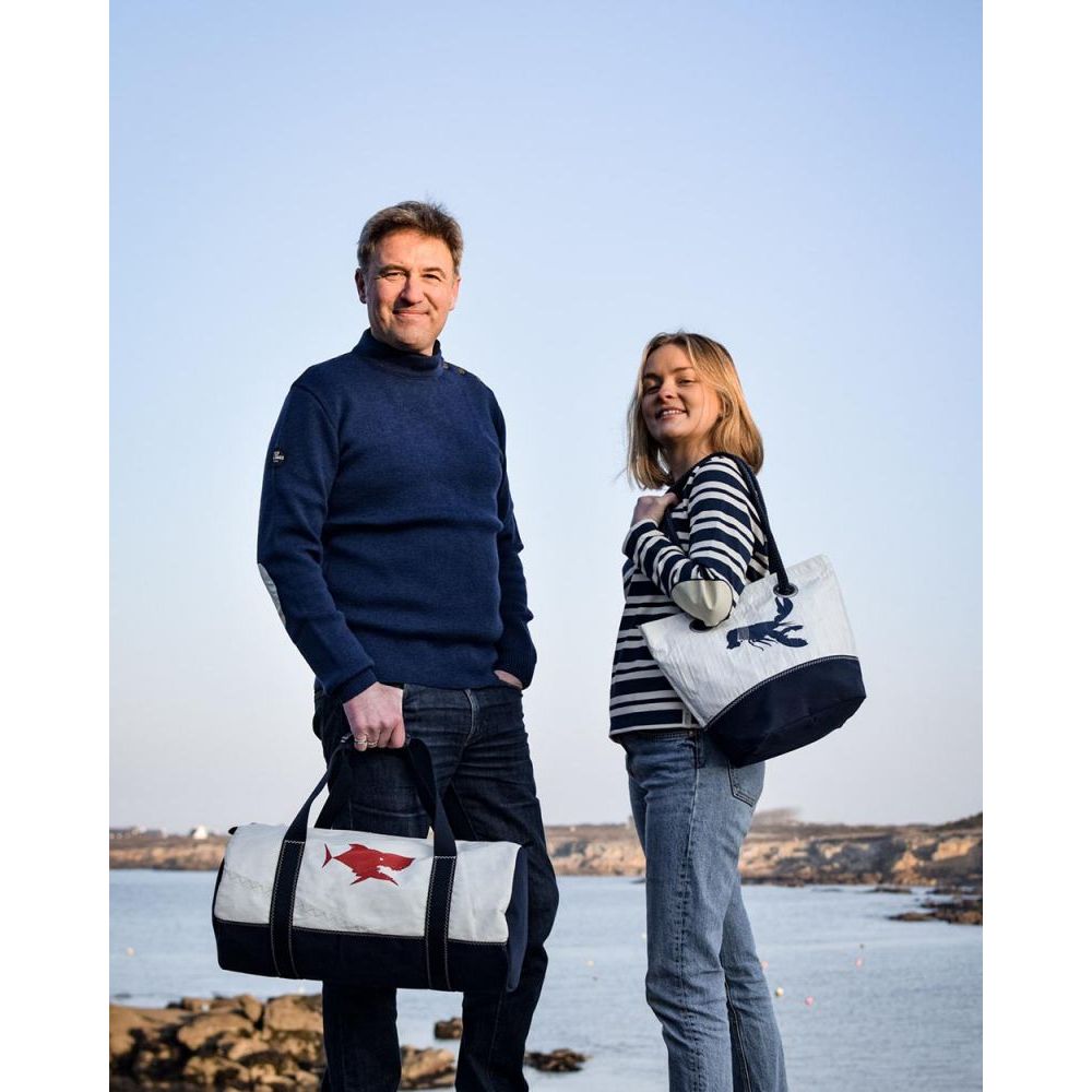 SAC A MAIN LEGENDE "JE DEVORE MA BRETAGNE" 727 SAILSBAG