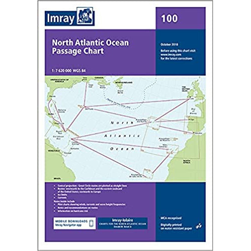 CARTE IMRAY 100 NORTH ATLANTIC OCEAN