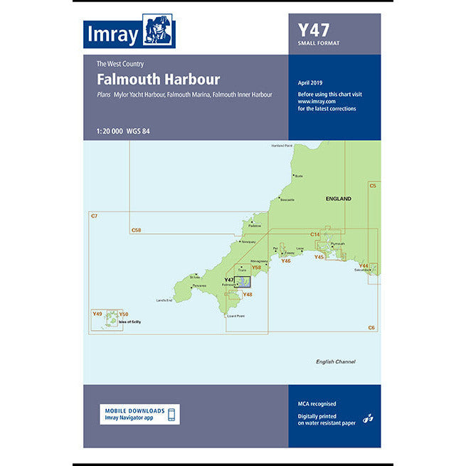 CARTE IMRAY Y47 FALMOUTH HARBOUR