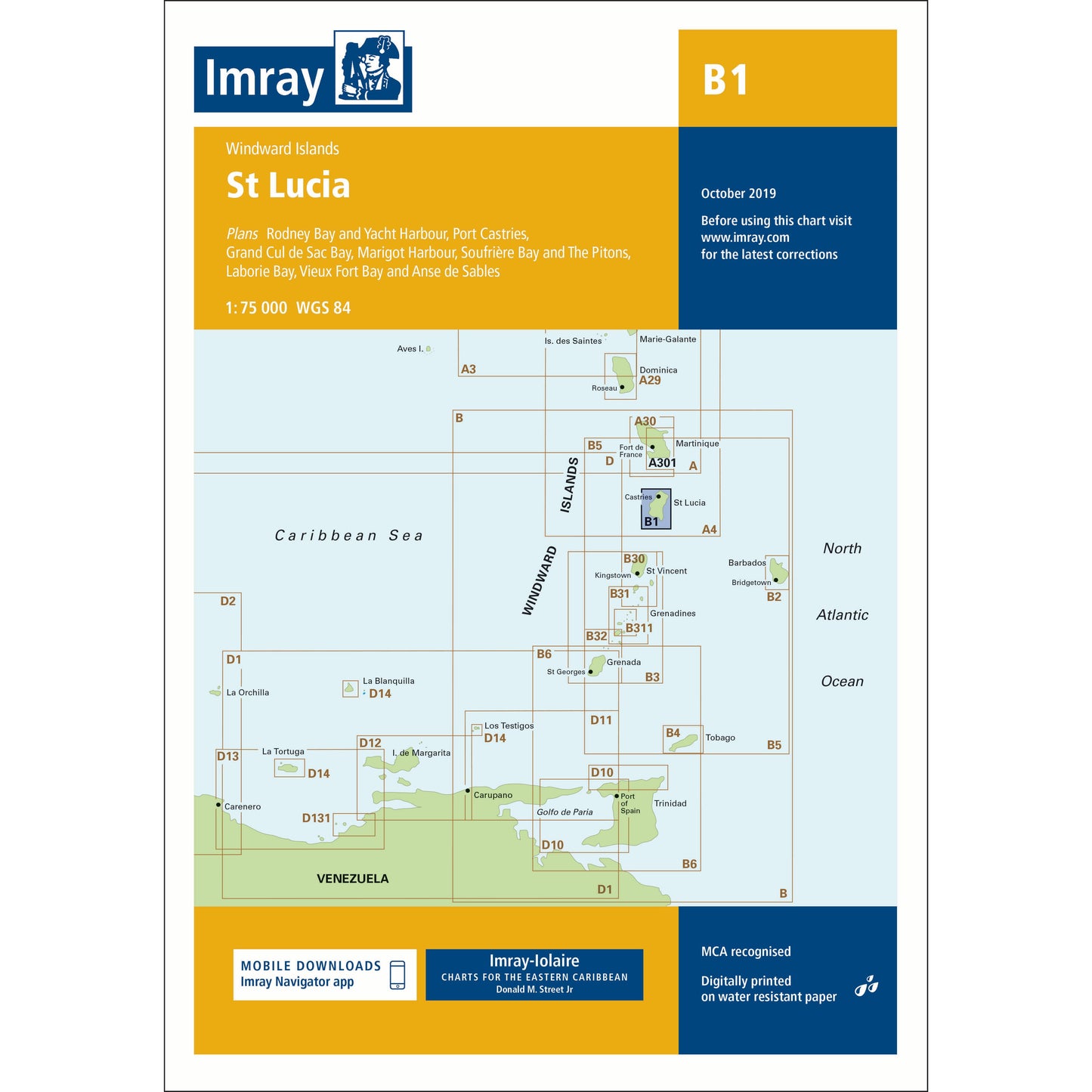 CARTE IMRAY B1 ST-LUCIA