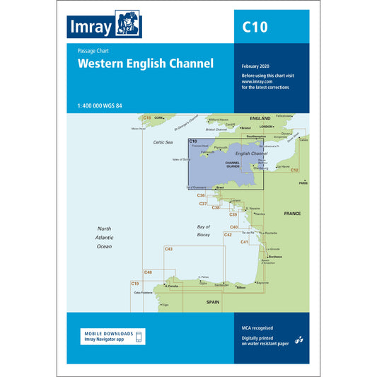 CARTE IMRAY C10 WESTERN ENGLISH CHANNEL
