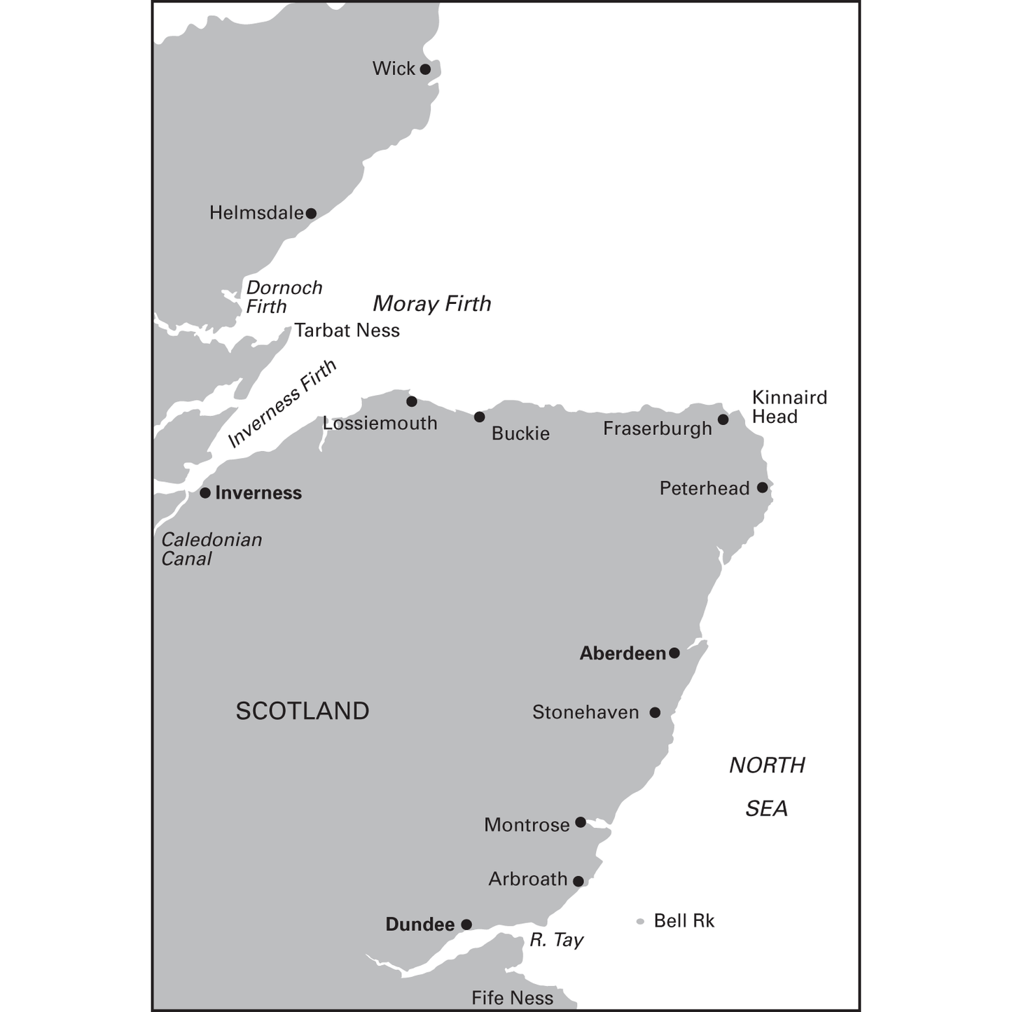 CARTE IMRAY C23 FIRTH OF FORTH TO MORAY