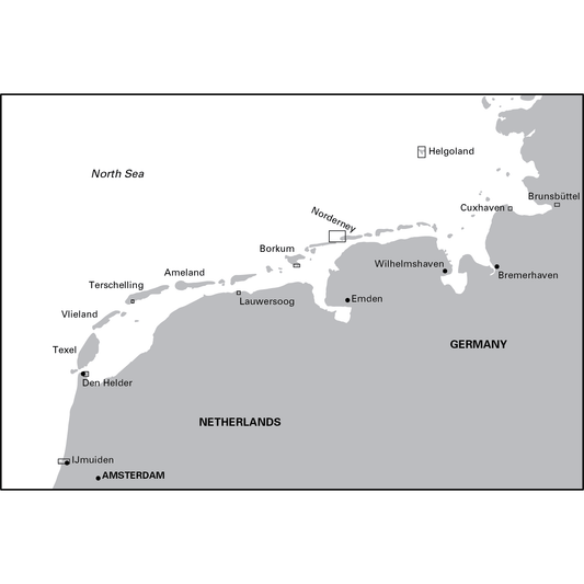 CARTE IMRAY C26 IJMUIDEN TO DIE ELBE