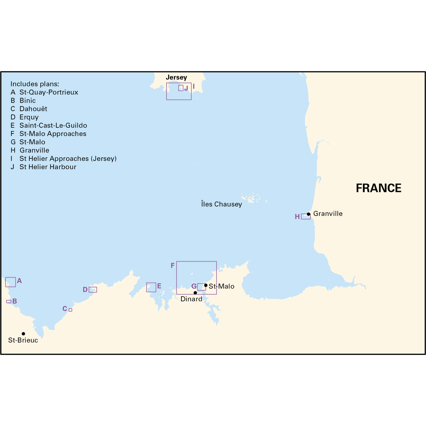 CARTE IMRAY C33B CHANNEL ISLANDS-NORTH FRANCE