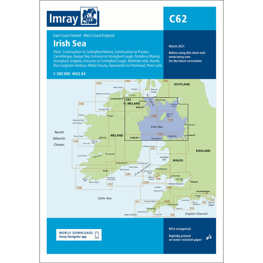 CARTE IMRAY C62 IRISH SEA