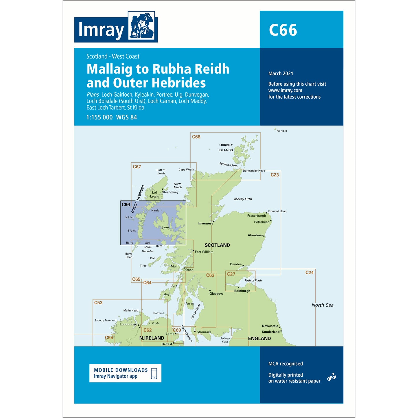 CARTE IMRAY C66 MALLAIG TO RHUDA REIDH