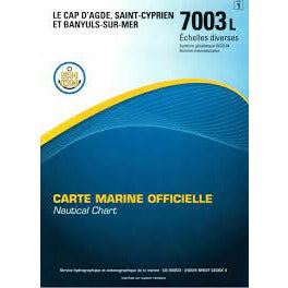 CARTE SHOM 7003L LE CAP D'AGDE