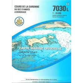 CARTE SHOM 7030L COURS DE LA GARONNE