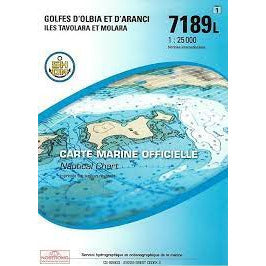 CARTE SHOM 7189L GOLFES D'OLBIA ET D'ARANCI*