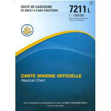 CARTE SHOM 7211L GOLFE DE GASCOGNE