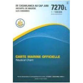 CARTE SHOM 7270L CASABLANCA-CAP JUBI