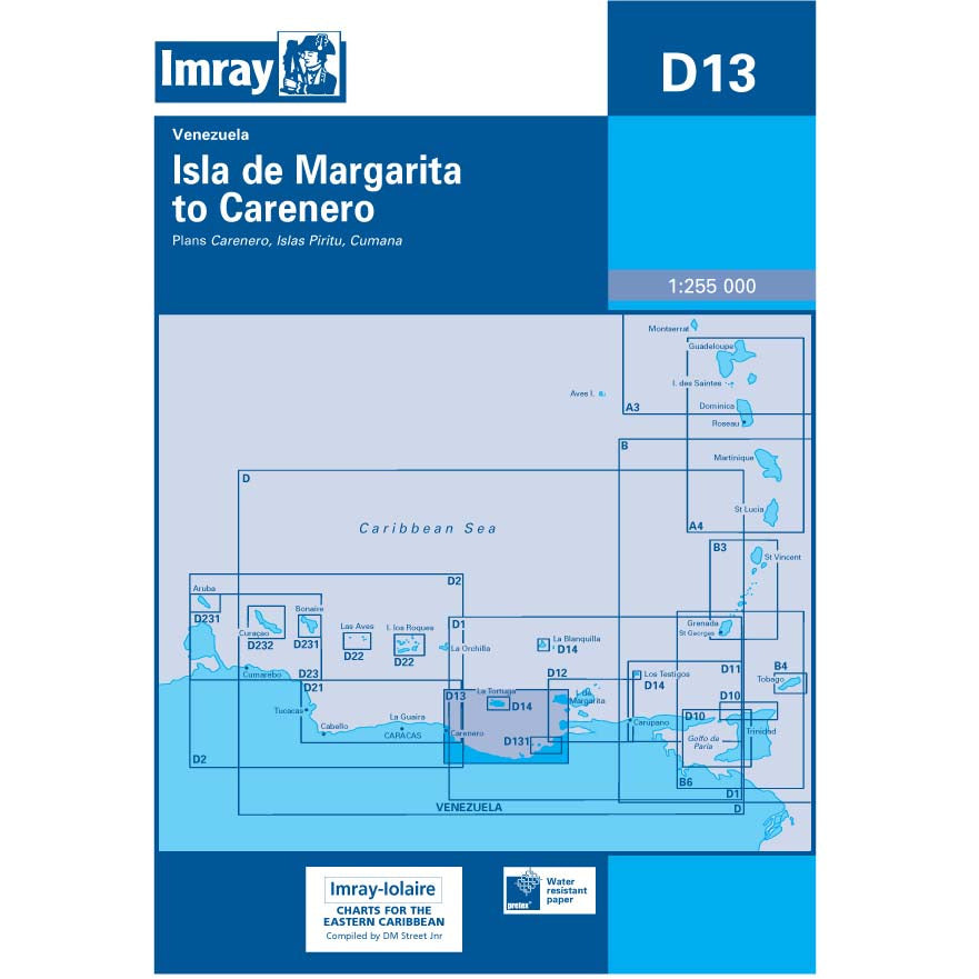 CARTE IMRAY D13 ISLA MARGARITA TO CARENERO IMRAY
