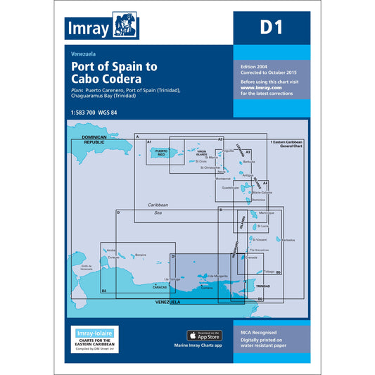 CARTE IMRAY D1 PORT OF SPAIN-CORDERA