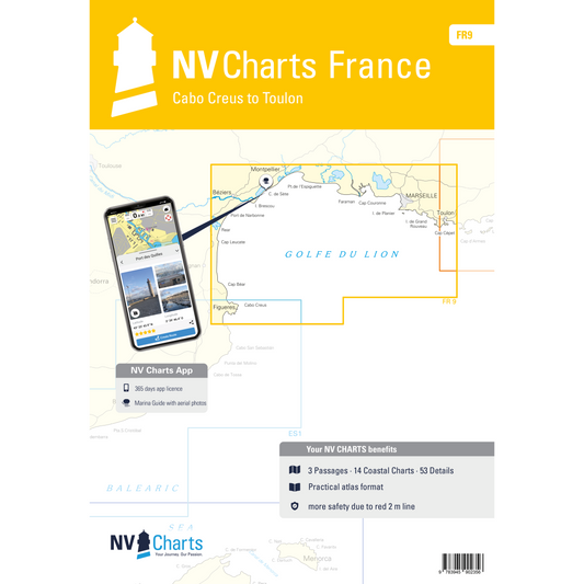 NV Atlas France - FR9 Cabo Creus to Toulon