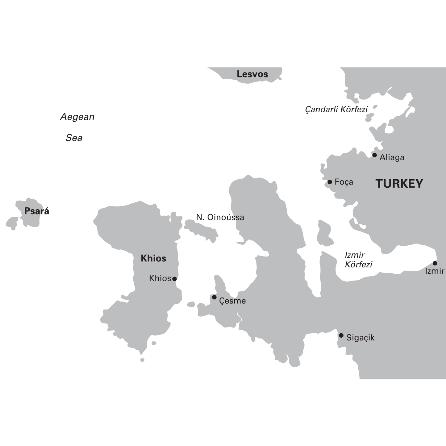 CARTE IMRAY G28 NISOS KHIOS & COAST OF TURKEY