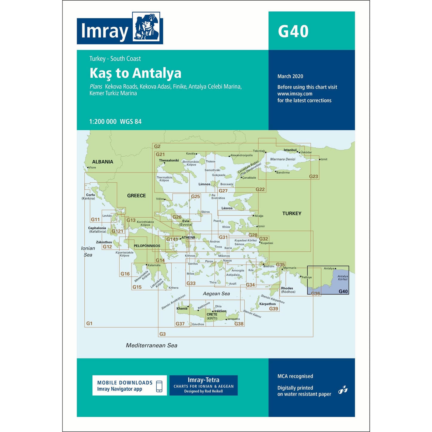 CARTE IMRAY G40 KAS TO ANTALYA