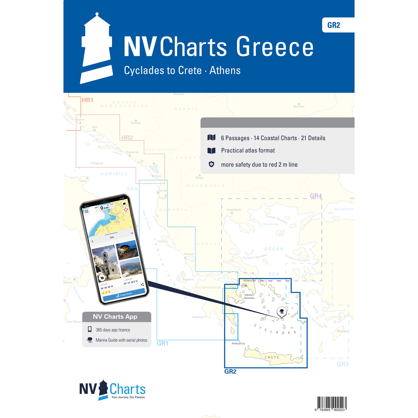 NV Atlas Greece GR2 - Cyclades to Crete & Athens