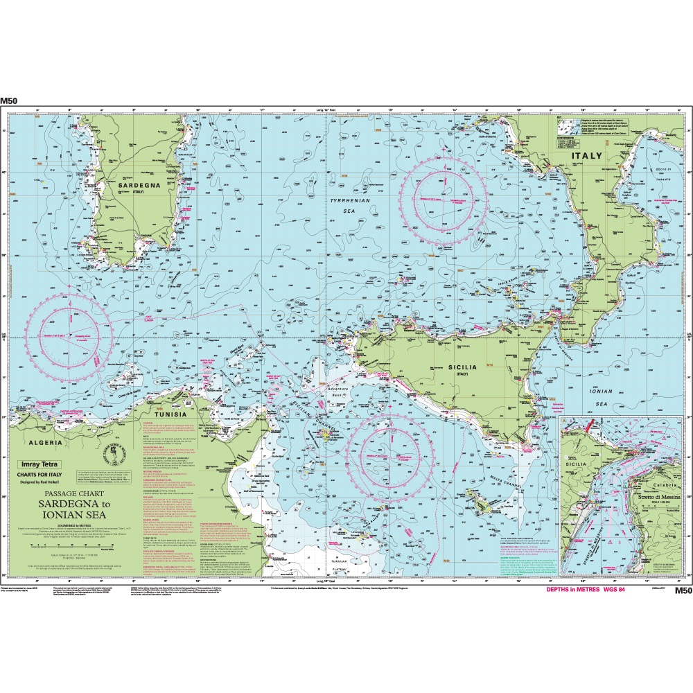 CARTE IMRAY M50 SARDEGNA TO IONIAN SEA